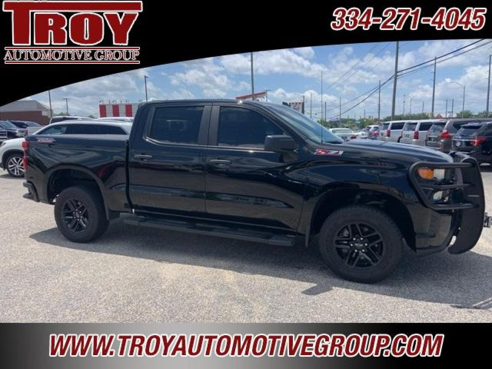 2021 Black /Jet Black Chevrolet Silverado 1500 Custom Trail Boss (3GCPYCEF1MG) with an EcoTec3 5.3L V8 engine, Automatic transmission, located at 6812 Atlanta Hwy, Montgomery, AL, 36117, (334) 271-4045, 32.382118, -86.178673 - 1-Owner!!<br>Full Police Package Truck!!<br>Lights-Sirens-CB!!<br>HDX Brush Guard!!<br>Winch!!<br>Flip Up Bedcover!! - Photo #10
