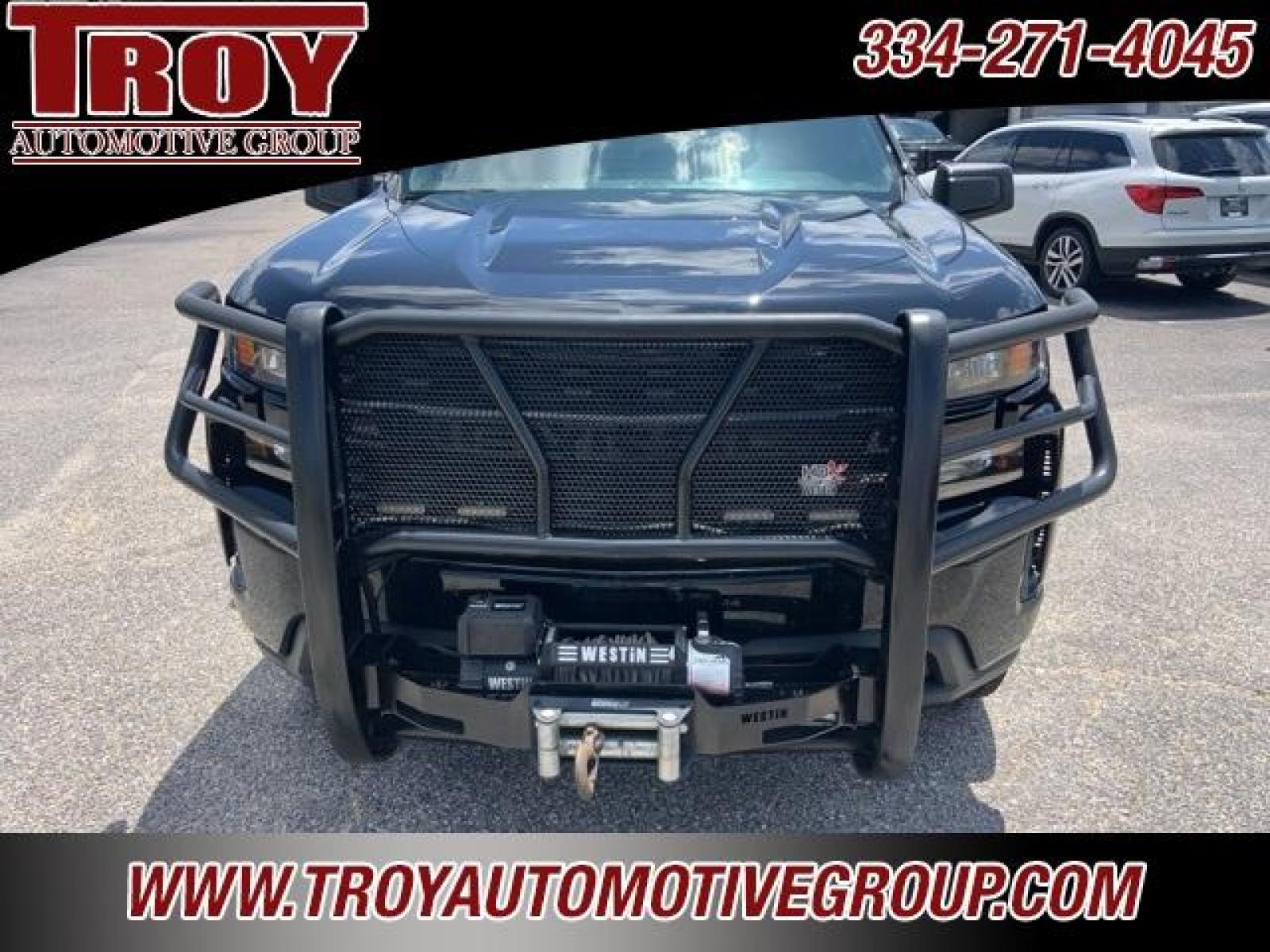 2021 Black /Jet Black Chevrolet Silverado 1500 Custom Trail Boss (3GCPYCEF1MG) with an EcoTec3 5.3L V8 engine, Automatic transmission, located at 6812 Atlanta Hwy, Montgomery, AL, 36117, (334) 271-4045, 32.382118, -86.178673 - 1-Owner!!<br>Full Police Package Truck!!<br>Lights-Sirens-CB!!<br>HDX Brush Guard!!<br>Winch!!<br>Flip Up Bedcover!! - Photo #5